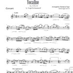 Vocalise Op. 34
